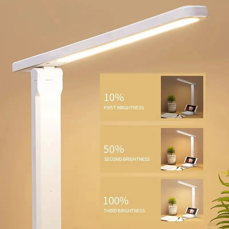 Aufladbare LED-Nachttischlampe – Touch & dimmbar