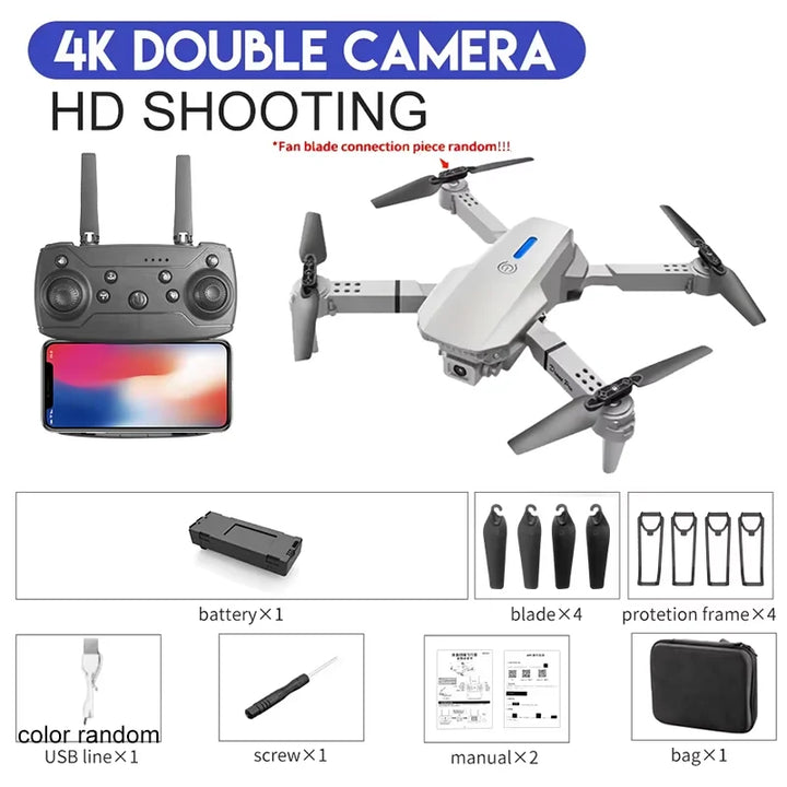 Drone KBDFA 2025 E88 Professional Wide