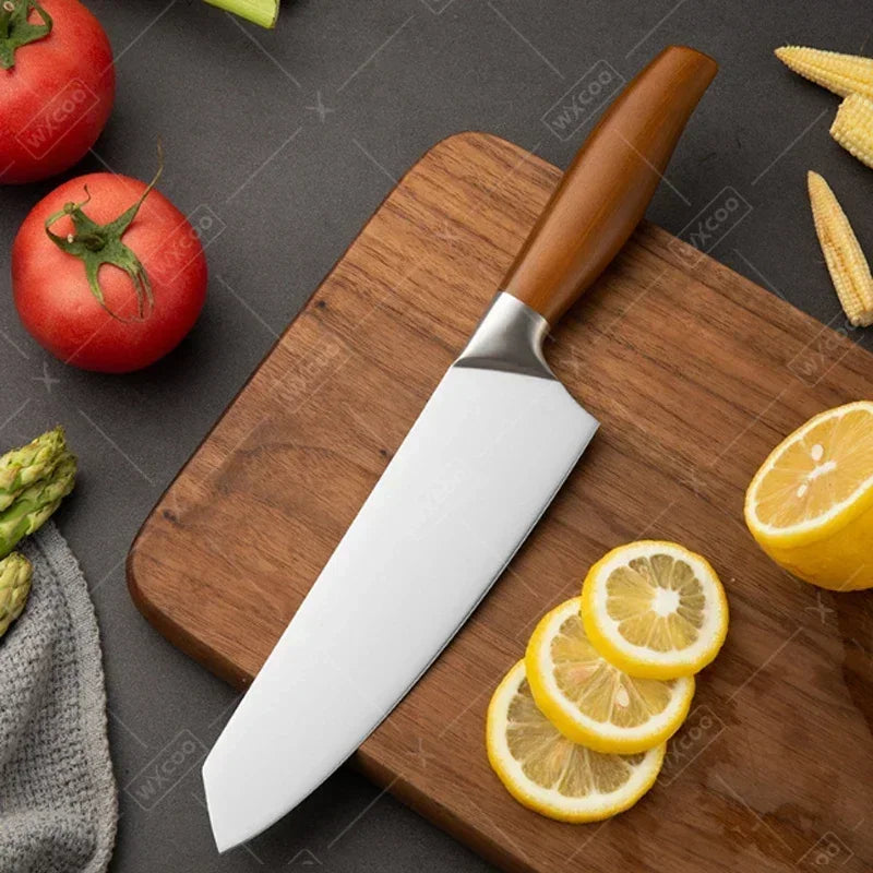 VLEO Japanese Professional Chef Knife Stainless Steel Chopping Meat Cleaver Fruit Peeling Slicing Boning Knife Kitchen Tool