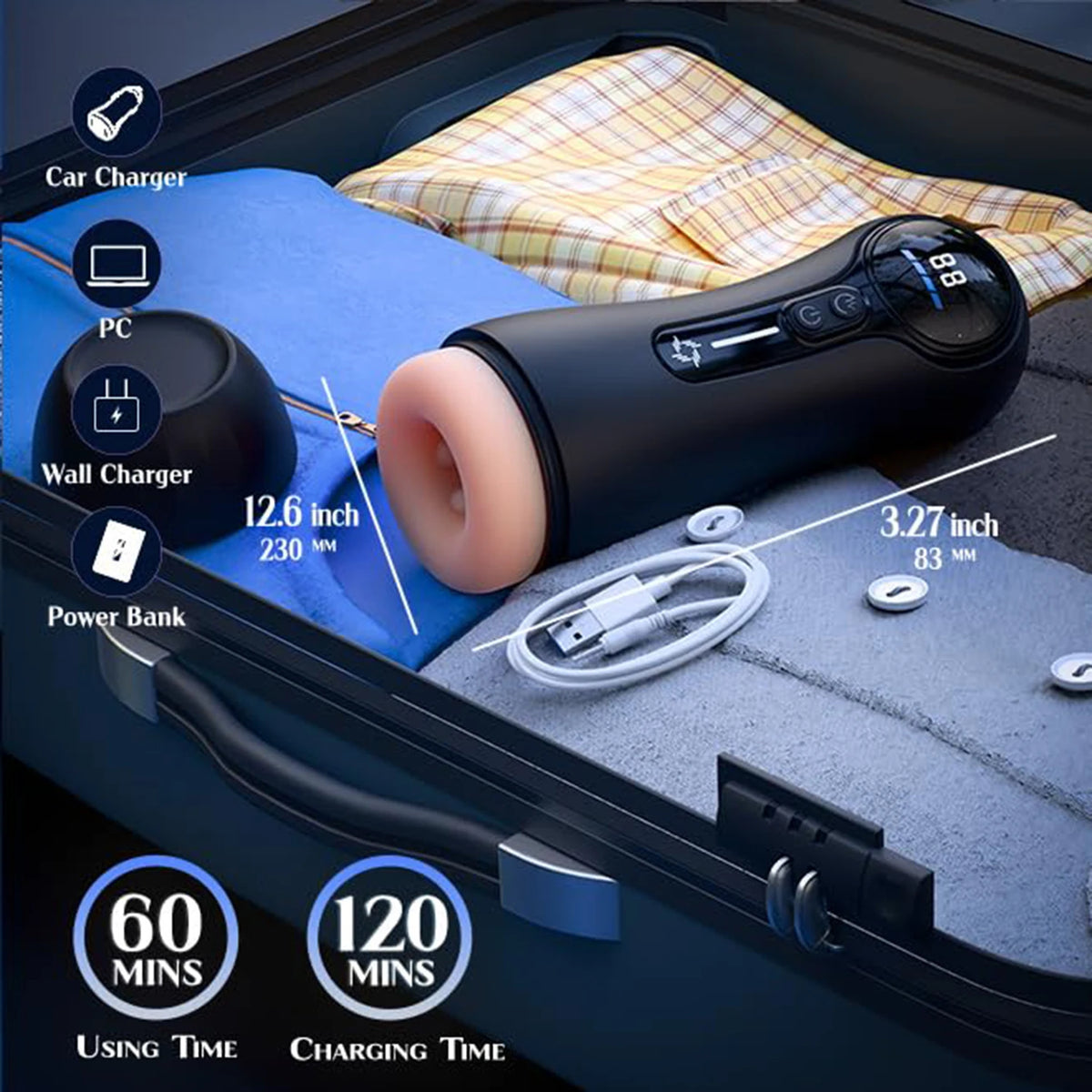 Male Masturbator Penis Pump Adult Sex Toys for 18 Men with 4 Sucking 9 Vibration Modes App Controlled Pocket Pussy Realistic Vag
