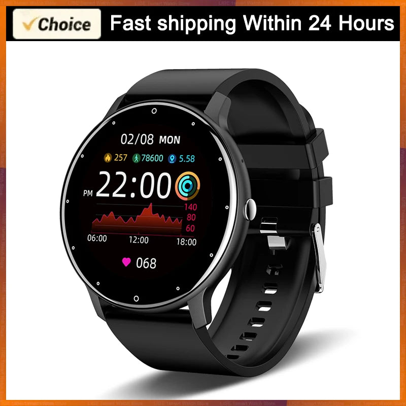 LIGE 2026 Smart Watch Women Men Ladies Gift Sport Fitness Men Watches Heart Rate Monitor Waterproof Smartwatch For Android IOS