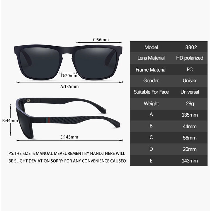 Sun Glasses Polarized Men Women  UV400 Eyewear