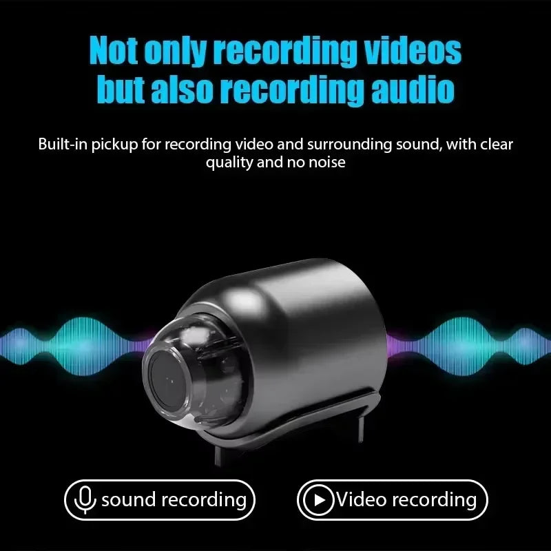 2026 New X5 Mini Camera 1080P Clear Night Vision Lightweight Portable Premium Cams Motion Detection Wireless Surveillance Camera