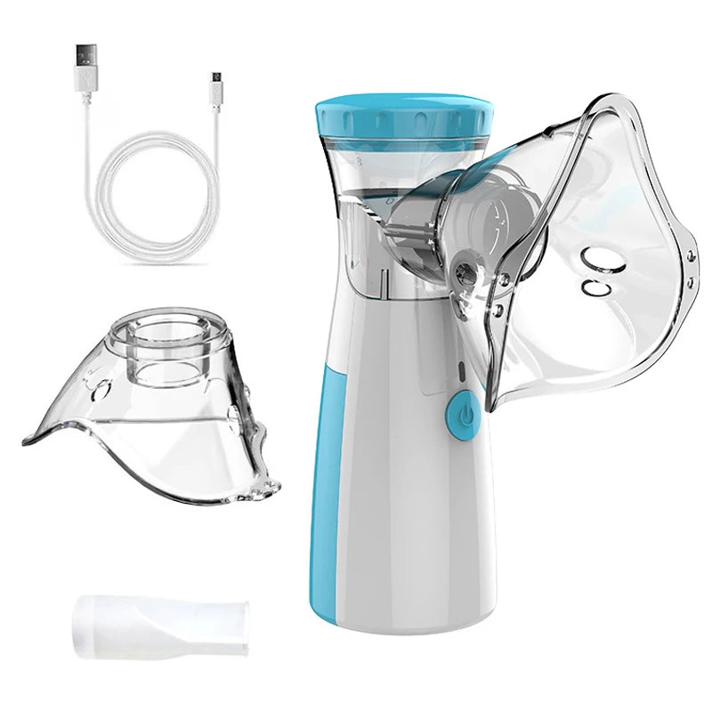 Medical Nebulizer Machine Asthma Inhaler Mini Handheld Automizer Children Adult Kid Steam Inhale Home Nebulizer Health Care