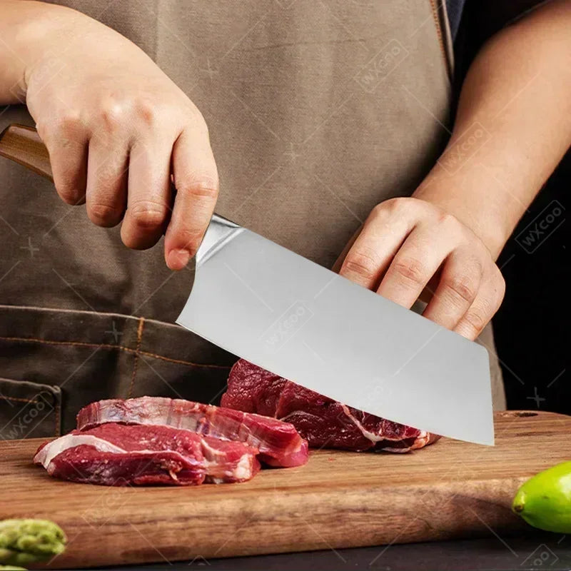 VLEO Japanese Professional Chef Knife Stainless Steel Chopping Meat Cleaver Fruit Peeling Slicing Boning Knife Kitchen Tool