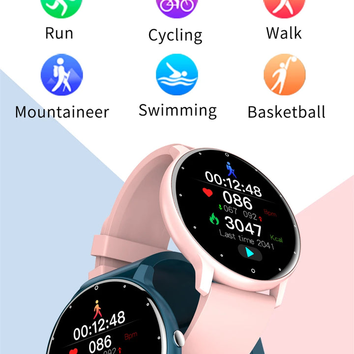 LIGE Smart Watch Women Men Full Touch Screen