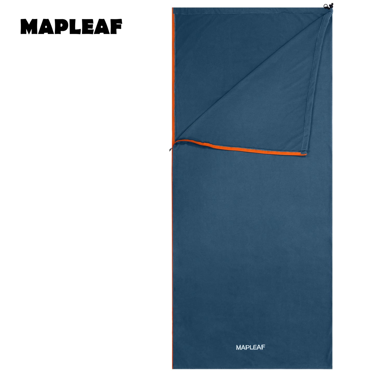 MAPLEAF Lightweight Sleeping Bag 3 in 1 Fleece Liner Blanket Warm Winter Skin-Friendly Anti-Pilling Double-Sided Washable Camp