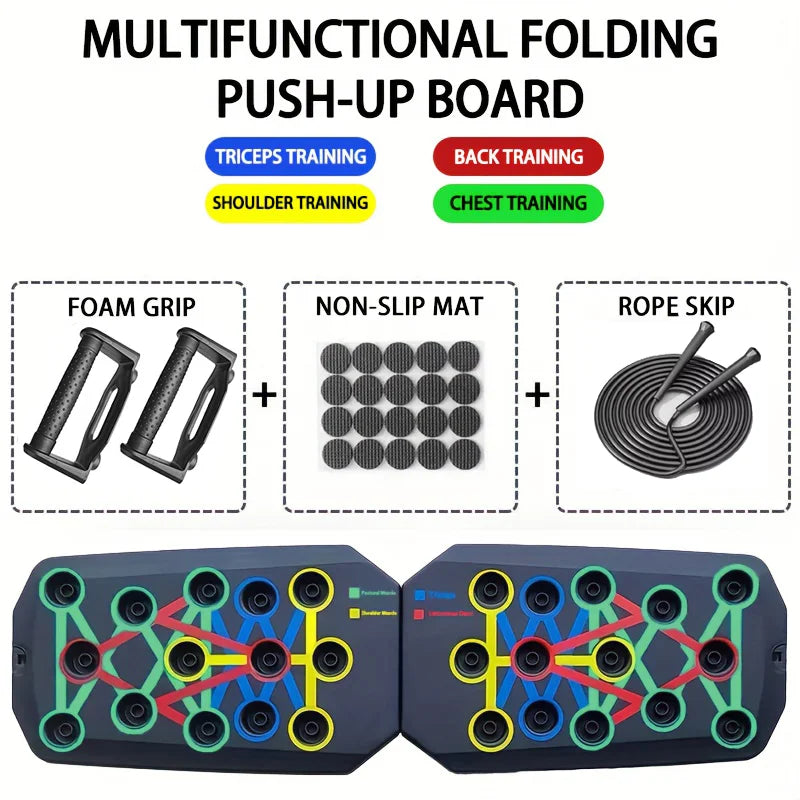 Faltbares Push-up-Board Trainingsset