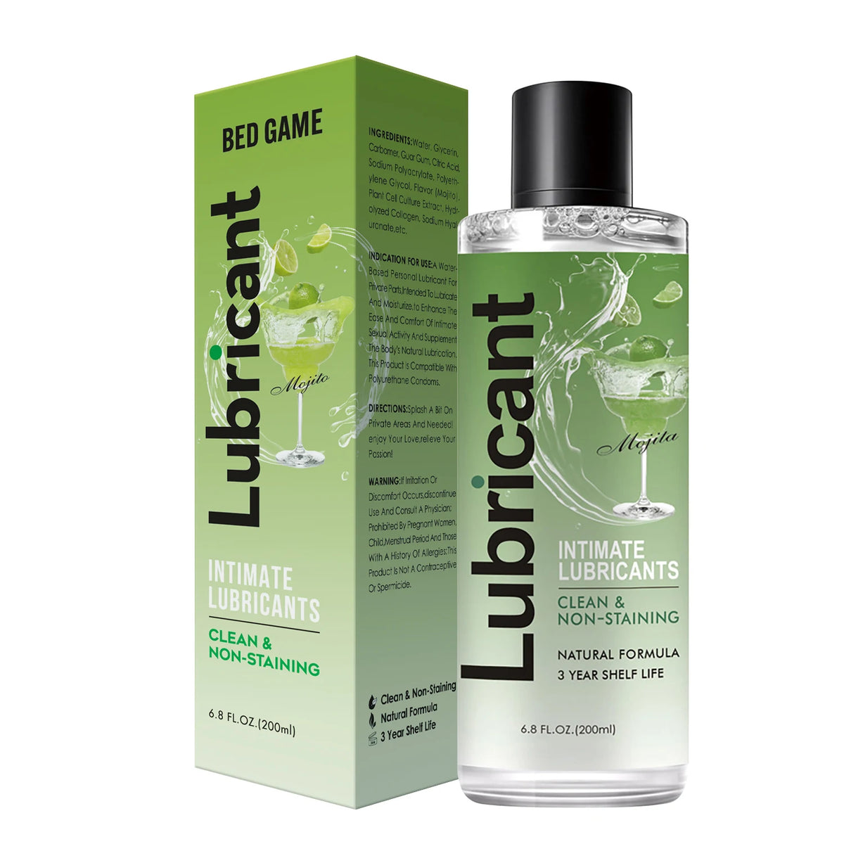 Fruit Water-Soluble Lubricantion Water Based Gel Lubricats Sex Intimate for Adults Men Women Gay Body Sexy Strawberry Fragrance