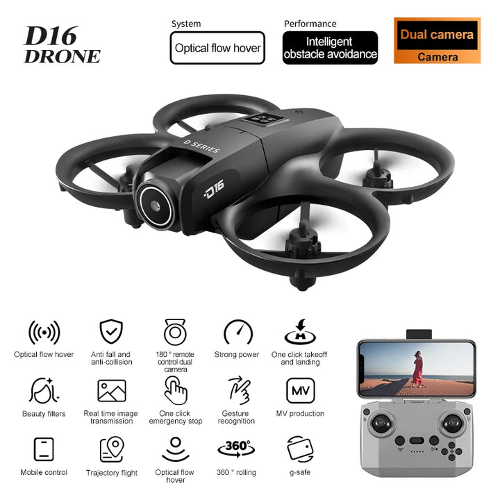Xiaomi D16 Mini Drone Dual Camera 8K HD