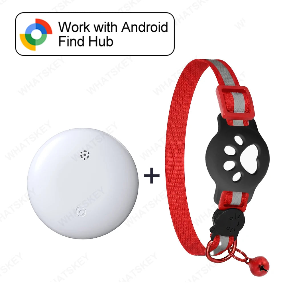 Adjustable Pet Collar Gps Tracker Google Find My Android Finder Location Tracker Kits Pet Supplies Cat Pet Electronic Devices