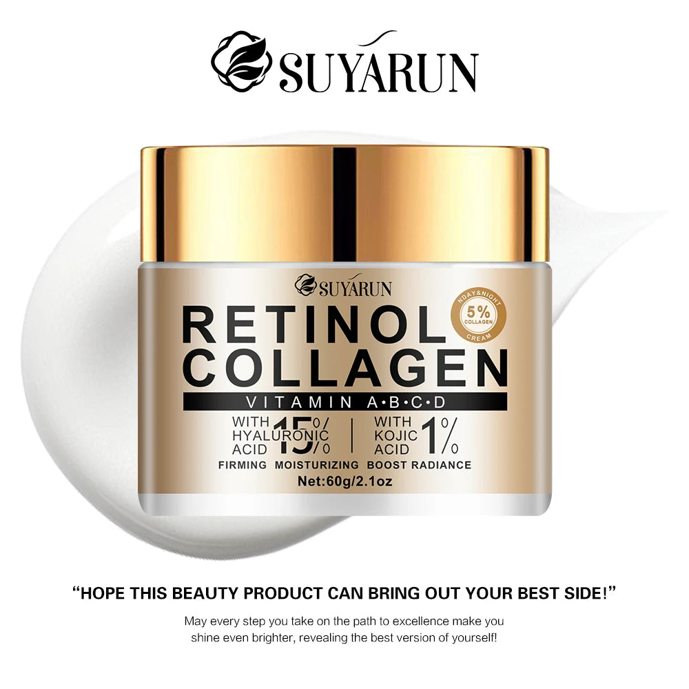 Collagen moisturizing cream with natural kojic acid and advanced hyaluronic acid, moisturizing and easy to absorb