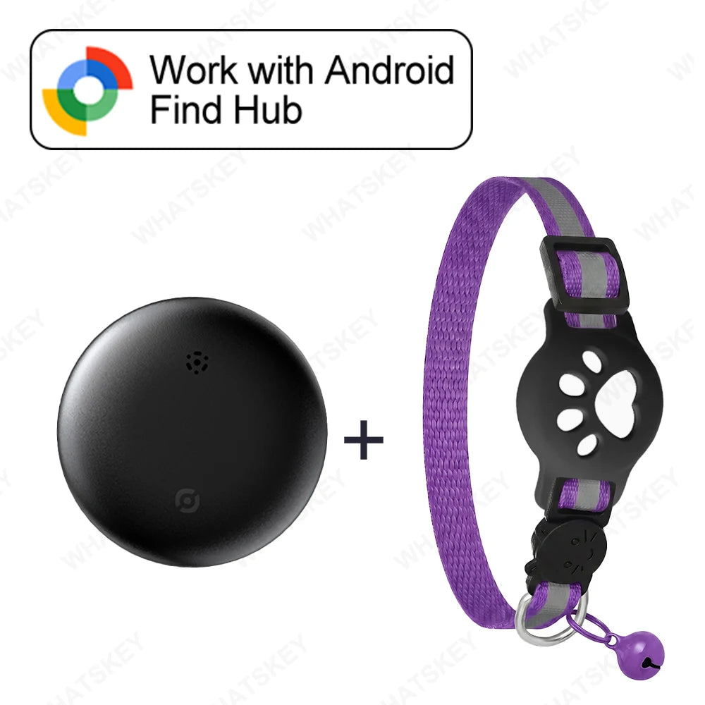 Adjustable Pet Collar Gps Tracker Google Find My Android Finder Location Tracker Kits Pet Supplies Cat Pet Electronic Devices