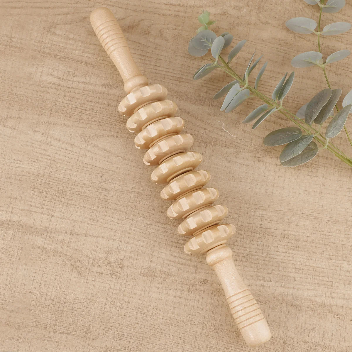 Holz-Massageroller für Muskeln
