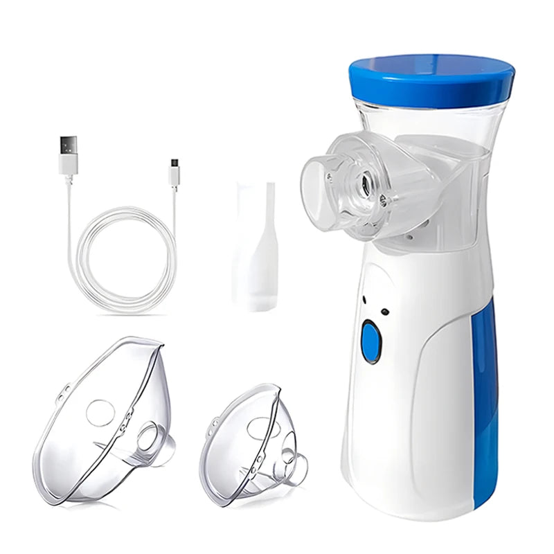Medical Nebulizer Machine Asthma Inhaler Mini Handheld Automizer Children Adult Kid Steam Inhale Home Nebulizer Health Care