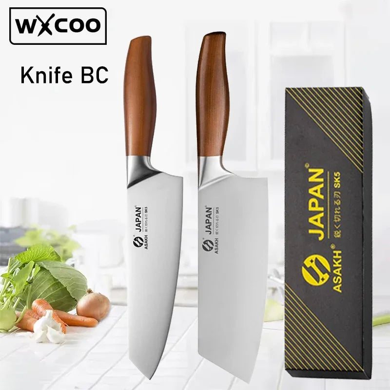 VLEO Japanese Professional Chef Knife Stainless Steel Chopping Meat Cleaver Fruit Peeling Slicing Boning Knife Kitchen Tool