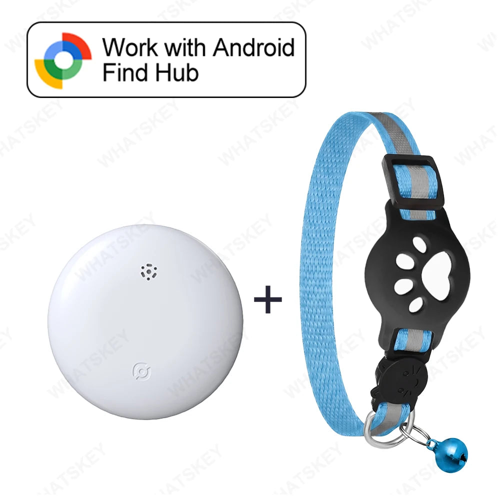 Adjustable Pet Collar Gps Tracker Google Find My Android Finder Location Tracker Kits Pet Supplies Cat Pet Electronic Devices