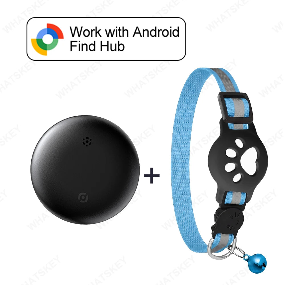 Adjustable Pet Collar Gps Tracker Google Find My Android Finder Location Tracker Kits Pet Supplies Cat Pet Electronic Devices