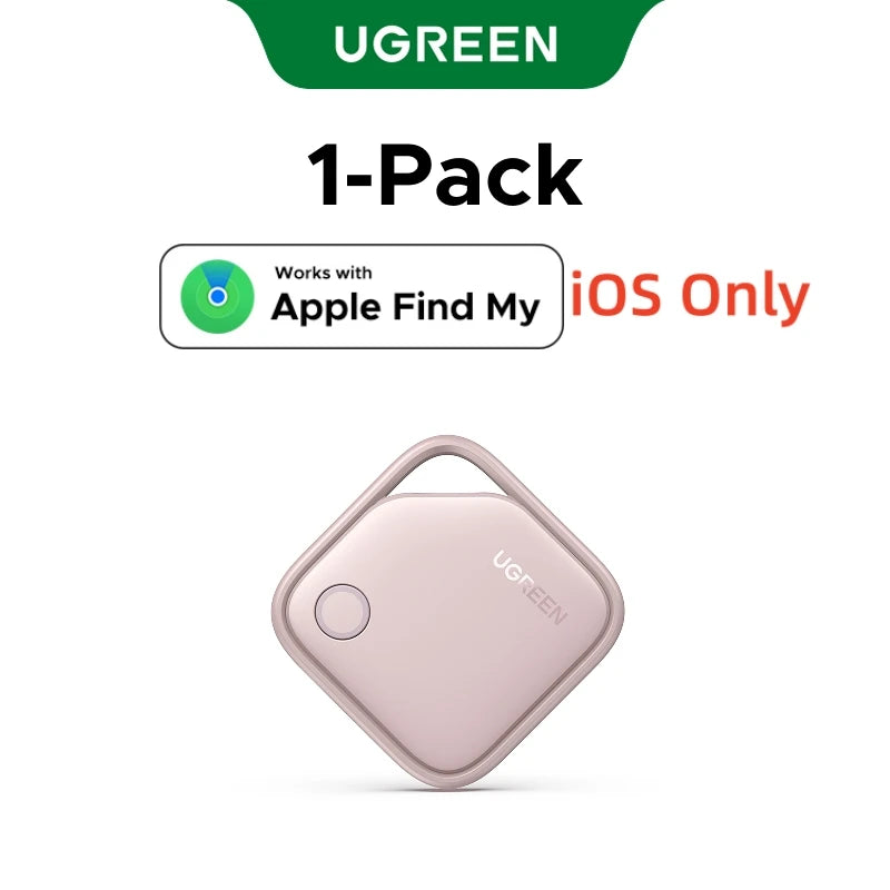 UGREEN Smart Bluetooth Tracker, Keys Finder Item Locator SmartTag Up to 2 Year Battery Phone Finder For Apple Find My (only IOS)