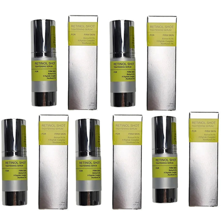 Korean Retinol Shot Eyes Tightening Moisturizing Booster Cream,Vitamin A Facial Skin Firming Lifting Care Serum,Reduce Fine Line
