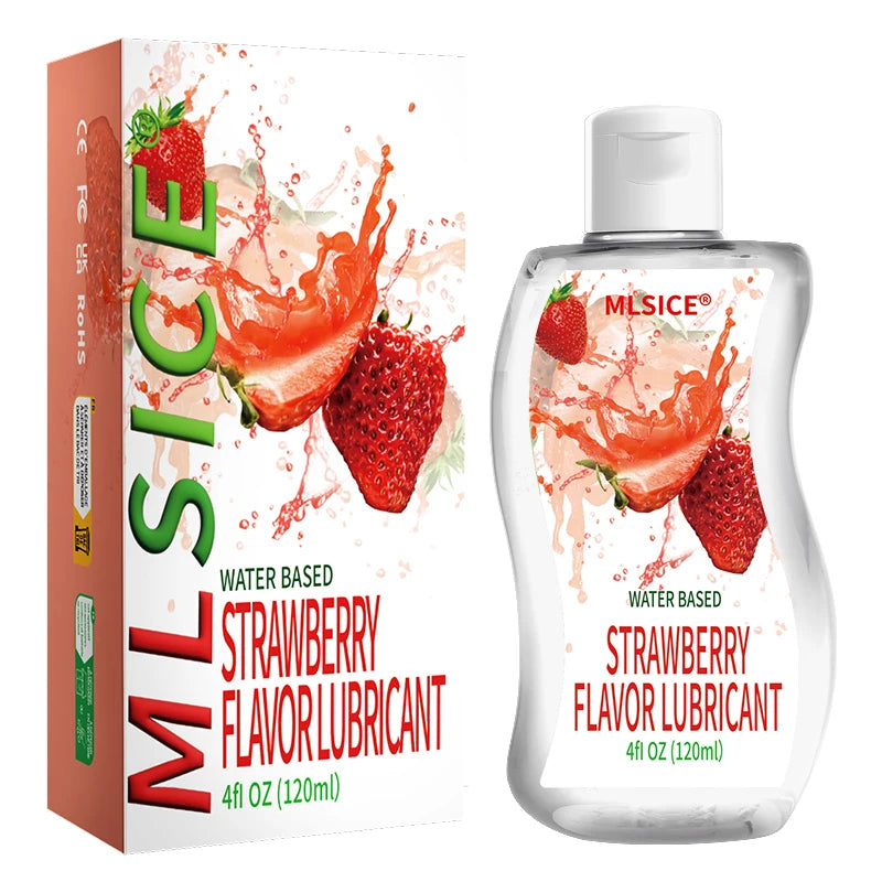 Fruit Water-Soluble Lubricantion Water Based Gel Lubricats Sex Intimate for Adults Men Women Gay Body Sexy Strawberry Fragrance