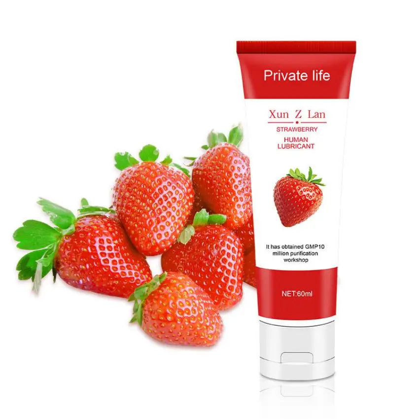 Fruit Water-Soluble Lubricantion Water Based Gel Lubricats Sex Intimate for Adults Men Women Gay Body Sexy Strawberry Fragrance