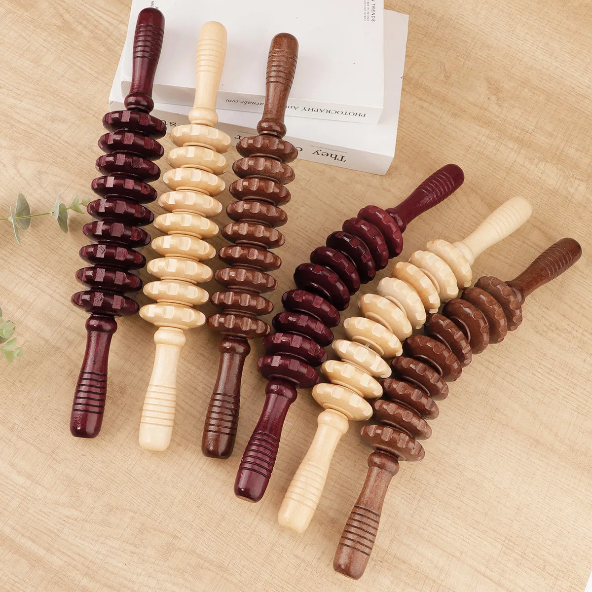 Holz-Massageroller für Muskeln