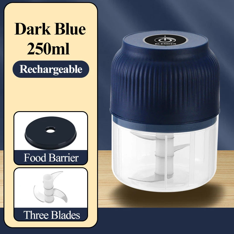 Kabelloser Mini-Zerkleinerer 250 ml – USB-aufladbar
