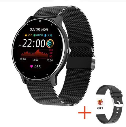LIGE Smart Watch Women Men Full Touch Screen
