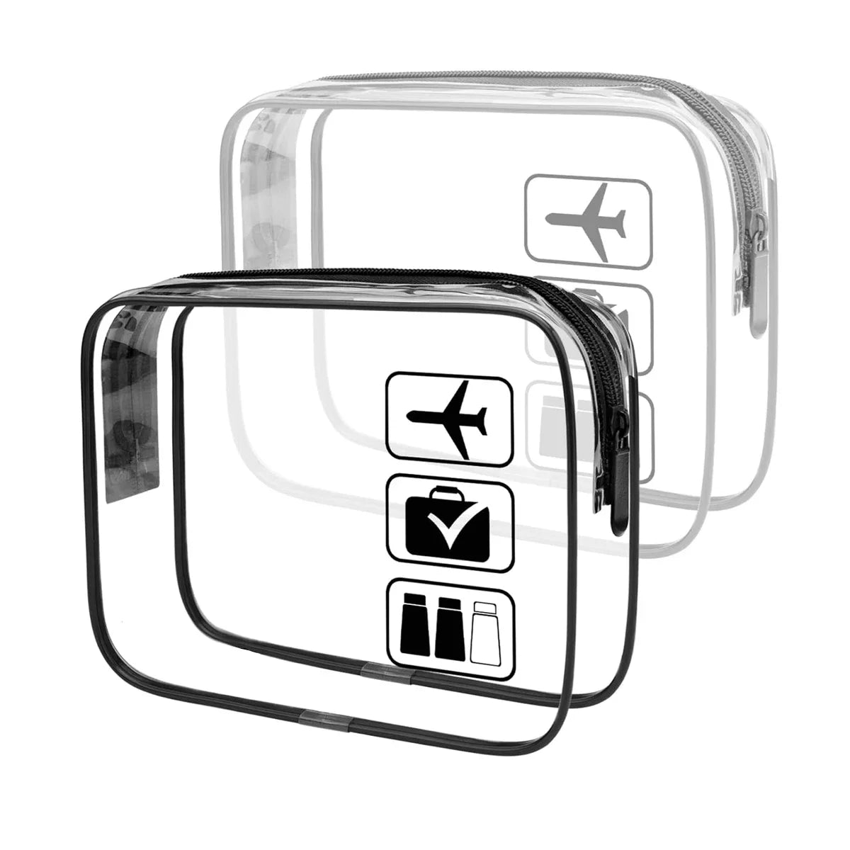 Transparente wasserdichte Kosmetiktasche