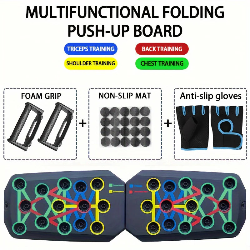 Faltbares Push-up-Board Trainingsset