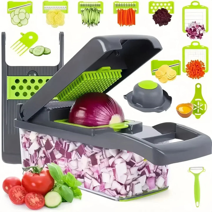 6 in 1 Multifunctional Vegetable Chopper Grate Food Handle