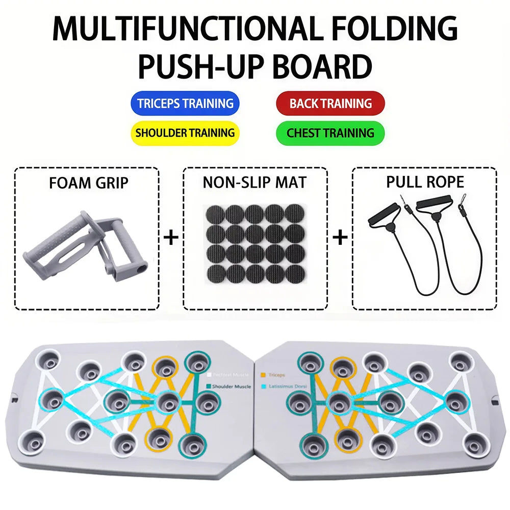 Faltbares Push-up-Board Trainingsset