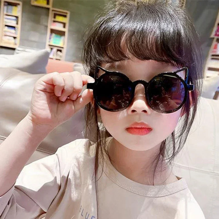 Cute Animal Cartoon Ears Sunglasses Classic Kids