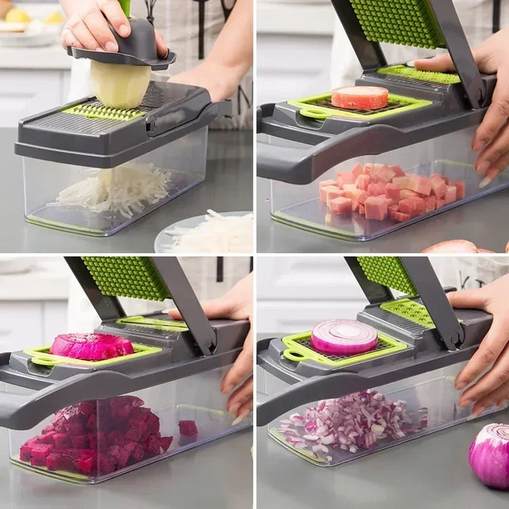 6 in 1 Multifunctional Vegetable Chopper Grate Food Handle