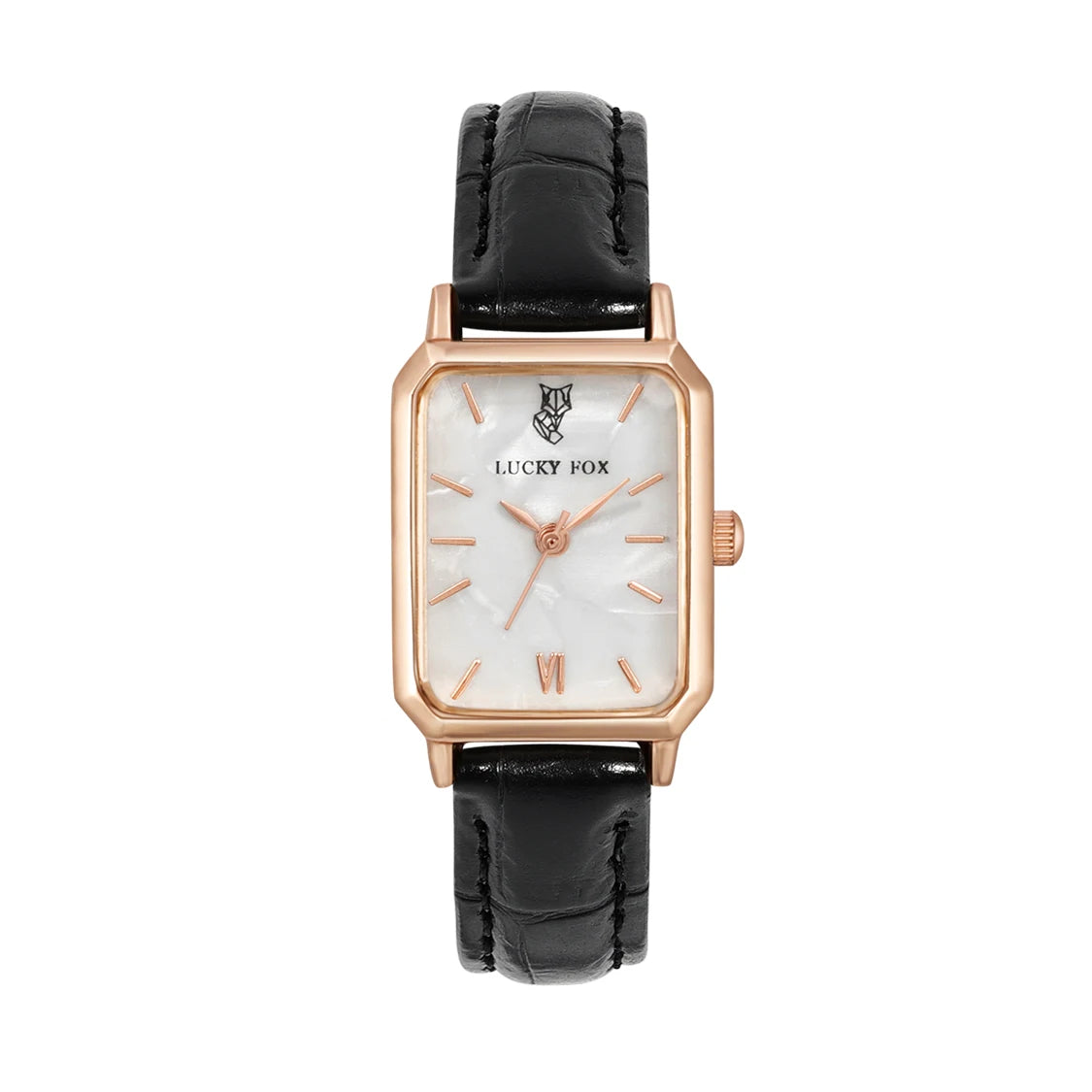 LUCKY FOX Women Watches Fashion Green Square Leather Quartz Watch Luxury Ladies Wristwatch Girlfriend Gift