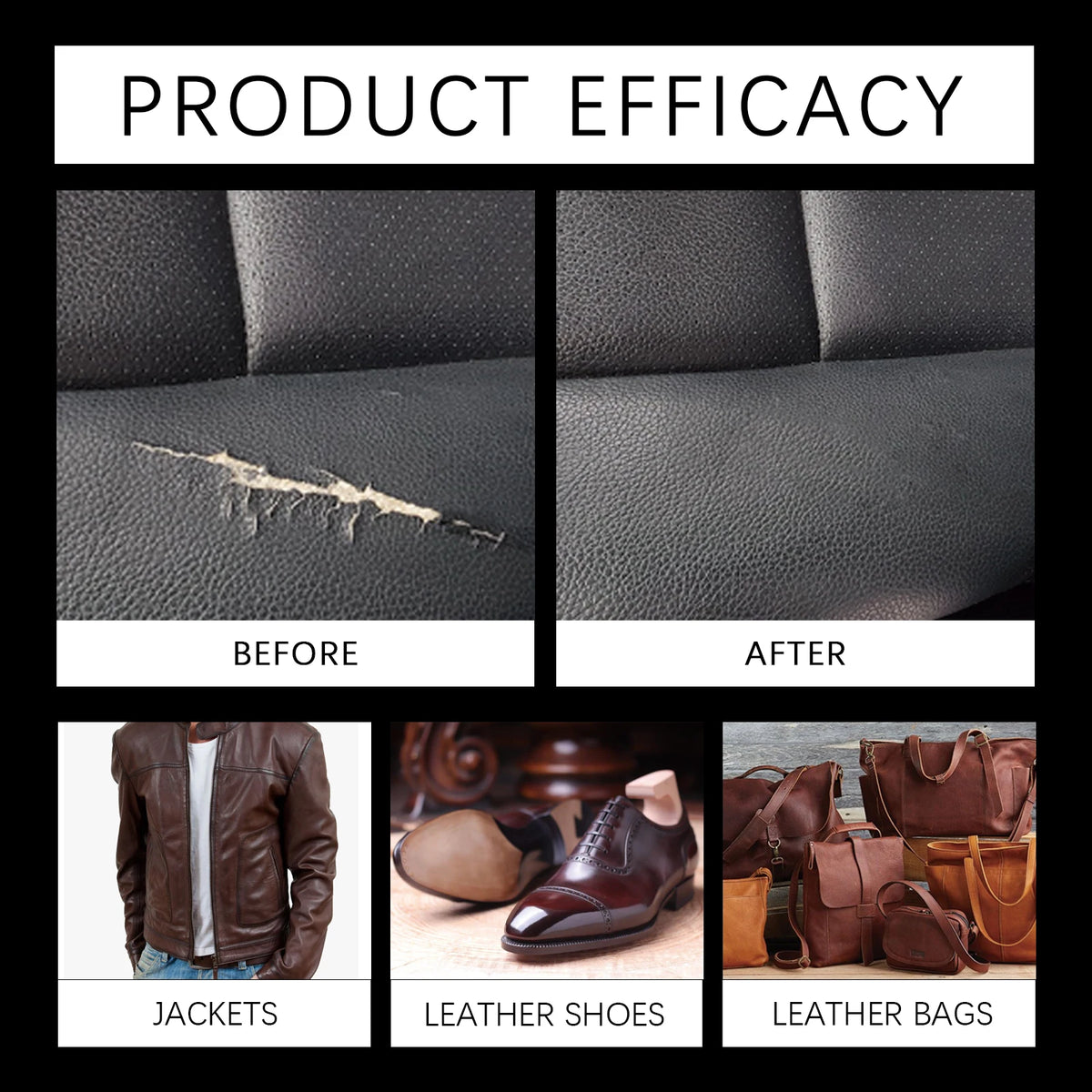30ml Car Leather Repair Repair Fluid Auto Seat Maintenance Leather Care Liquid Rubber Leather Gel Sofa Car Leather Adhesive Glue