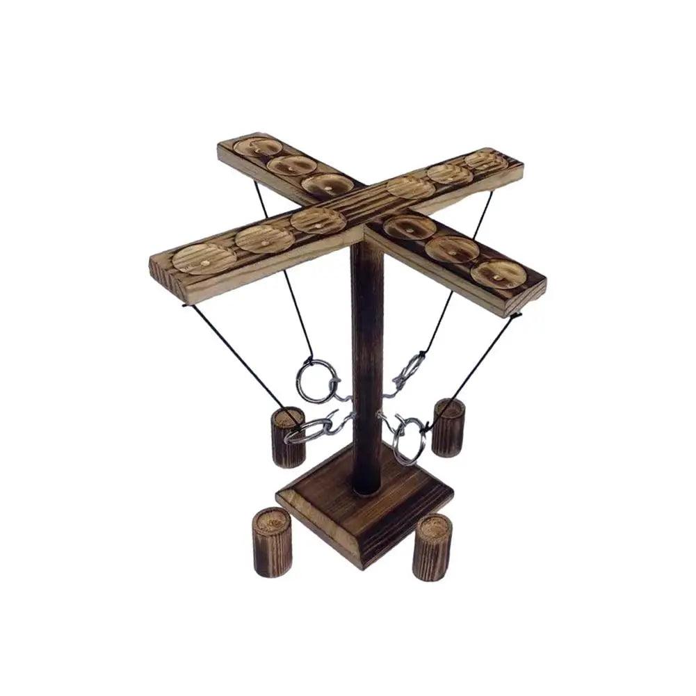 Family Party Toy Fast-paced Bar Drinking Ring Toss Game Adult Children Interactive Double Battle Throwing Home Board Game
