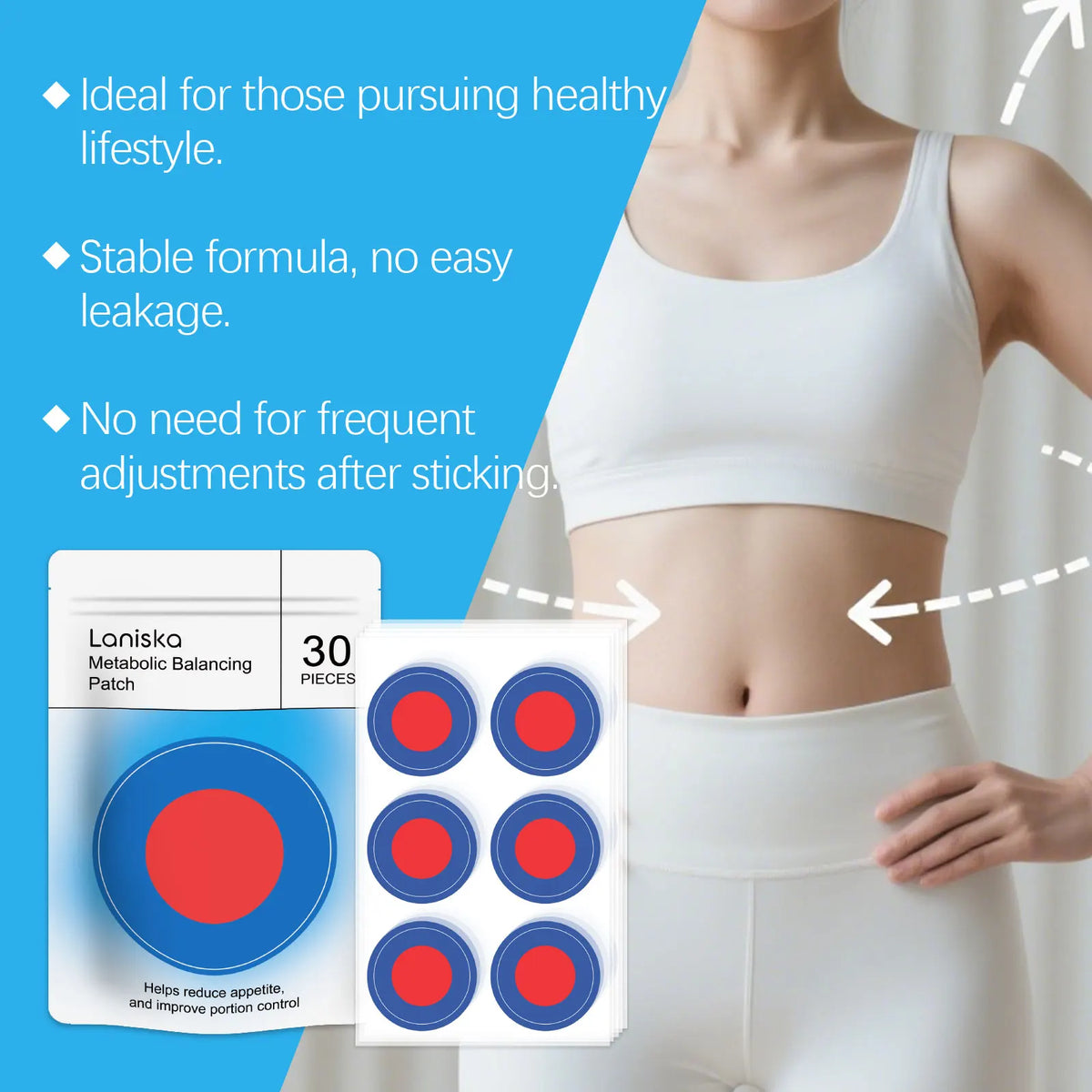 Slimming Patches Assistance Managing Weight Balanced Diet Control Accelerate Fat Metabolic Reduce Appetite Suppressant Stickers