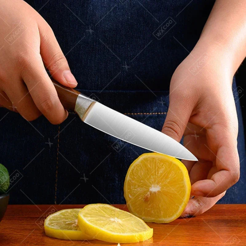 VLEO Japanese Professional Chef Knife Stainless Steel Chopping Meat Cleaver Fruit Peeling Slicing Boning Knife Kitchen Tool