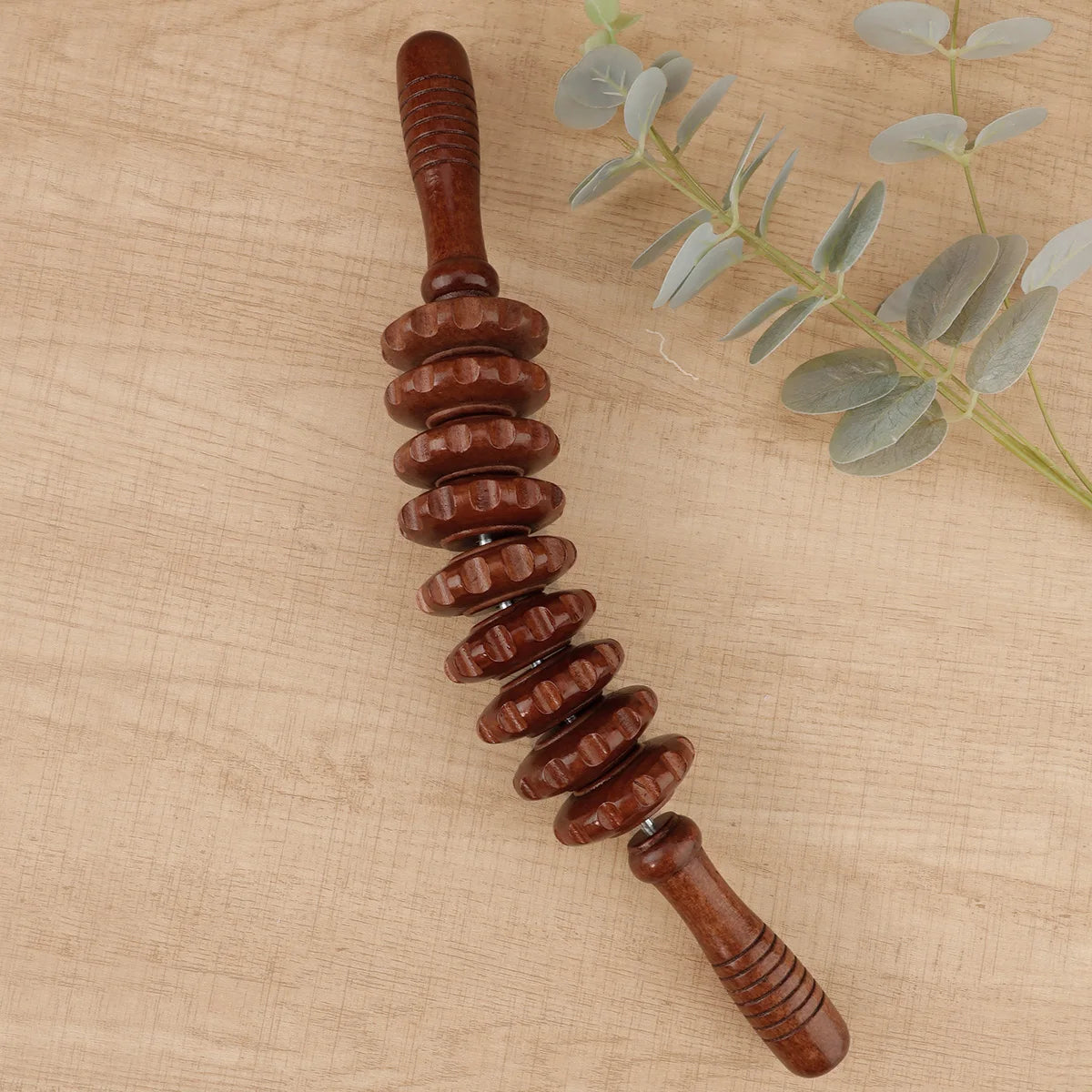 Holz-Massageroller für Muskeln