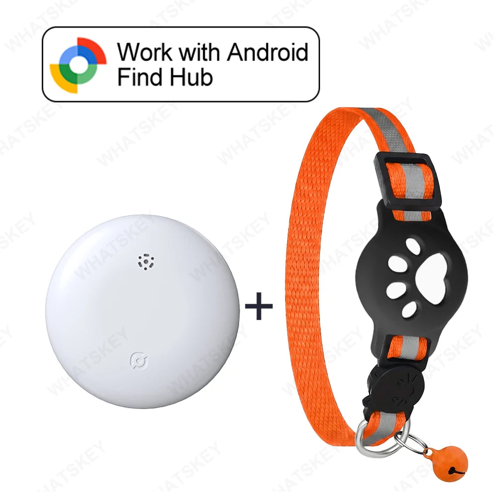 Adjustable Pet Collar Gps Tracker Google Find My Android Finder Location Tracker Kits Pet Supplies Cat Pet Electronic Devices