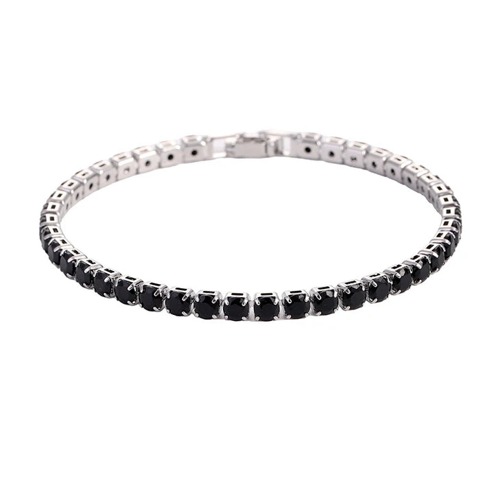 Luxury Hiphop Iced Out 4mm Cubic Zirconia Crystal Bracelets