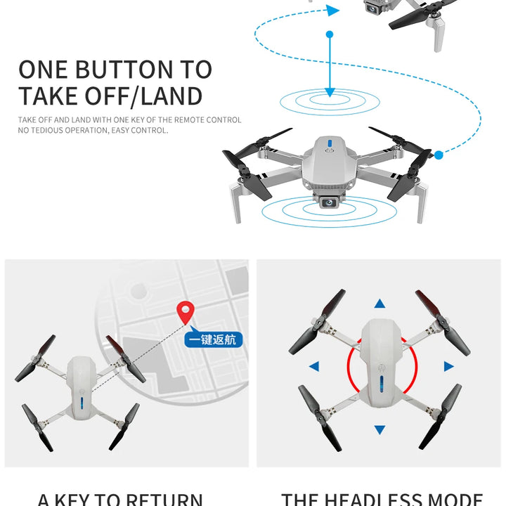 Drone KBDFA 2025 E88 Professional Wide
