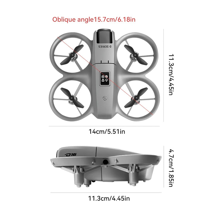 Xiaomi D16 Mini Drone Dual Camera 8K HD