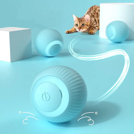 Interaktiver Spielball für Katzen – automatisch rollend