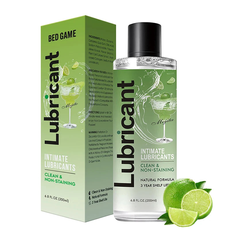 Fruit Water-Soluble Lubricantion Water Based Gel Lubricats Sex Intimate for Adults Men Women Gay Body Sexy Strawberry Fragrance