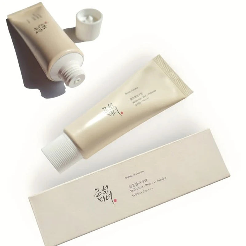 SPF50+  Beauty of Joseon Sunscreen Korean Rice Probiotic Solar Blocker Skin Cream Anti UV Sun Block Facial Mild Moisturizer 50ml