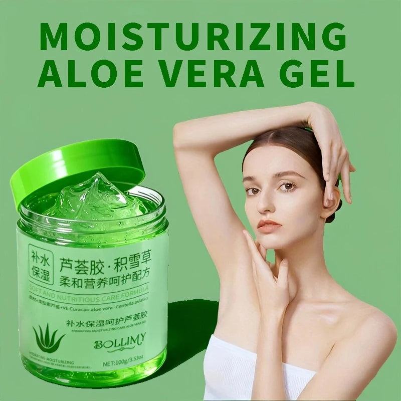 Aloe Vera Centella Asiatica Gel, Facial Care, Refreshing Aloe Vera Gel, Rich in Aloe Vera Ingredients, Hydrates and Firm
