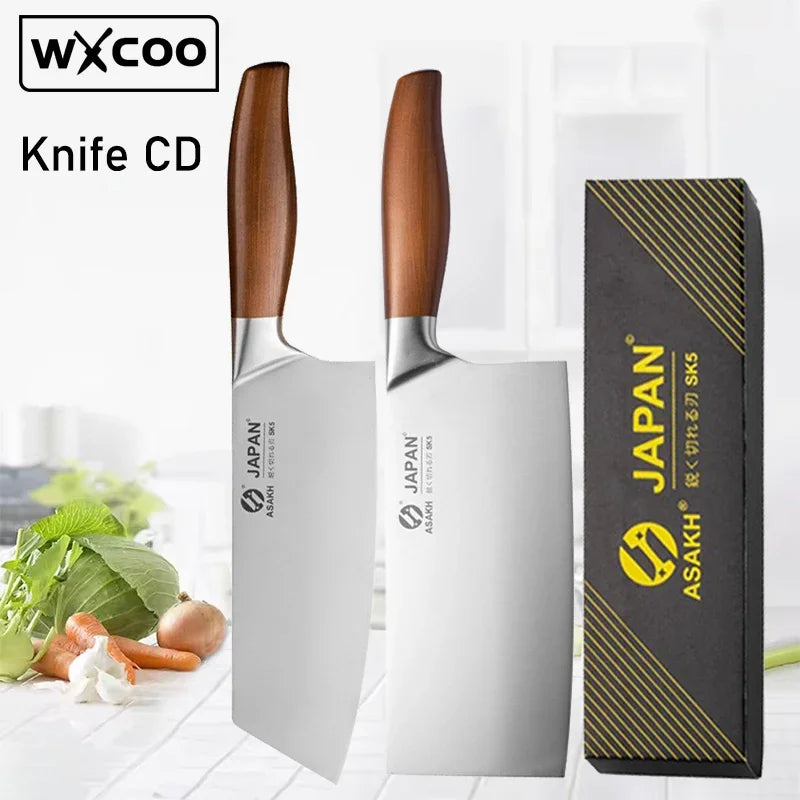 VLEO Japanese Professional Chef Knife Stainless Steel Chopping Meat Cleaver Fruit Peeling Slicing Boning Knife Kitchen Tool